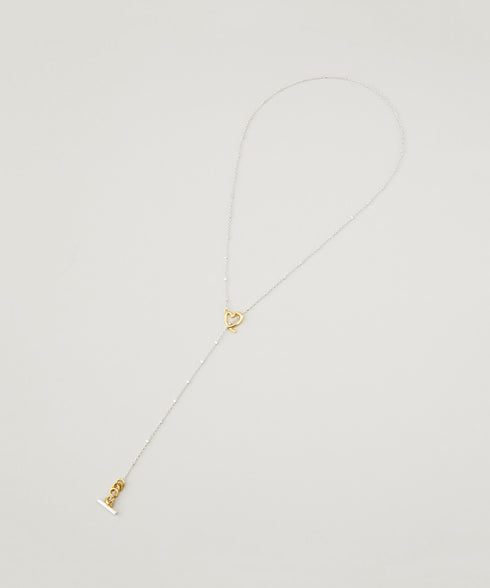Line Coil Heartネックレス LAPUIS